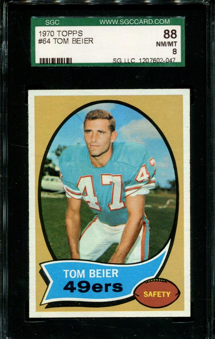 SGC GRADED 1970 TOPPS FOOTBALL CARD (1 of 1)