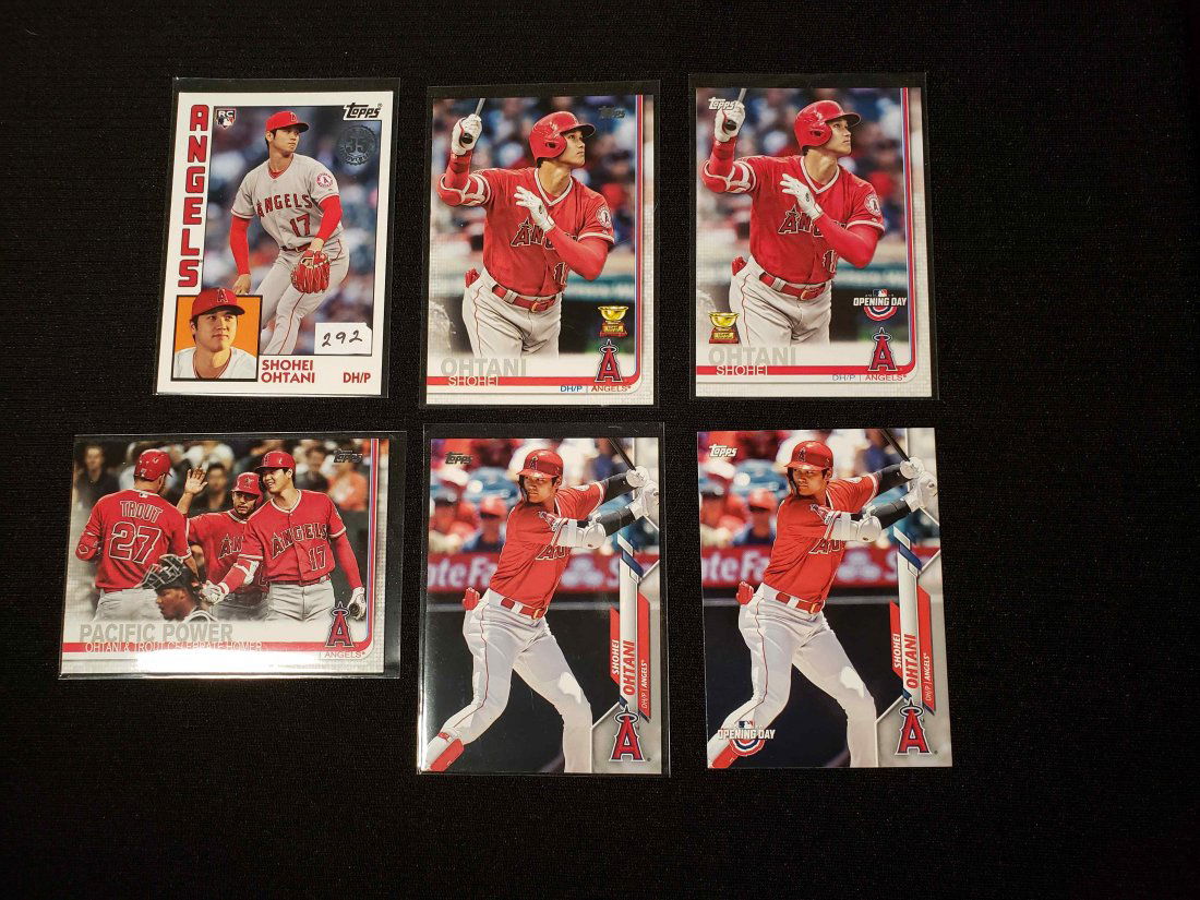 SHOHEI OHTANI 2018 ROOKIE, 2019, 2020 TOPPS BASEBALL (1 of 1)