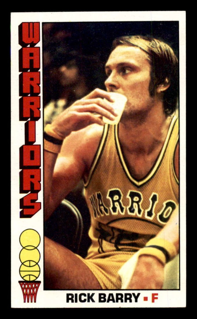 1976 TOPPS BASKETBALL CARDS BIG 5X7 CARDS: 1976 Topps #50 Rick Barry EXMT+