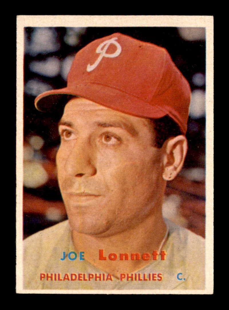 VINTAGE 1957 TOPPS BASEBALL CARDS: 1957 Topps #241 Joe Lonnett RC VG/VGEX