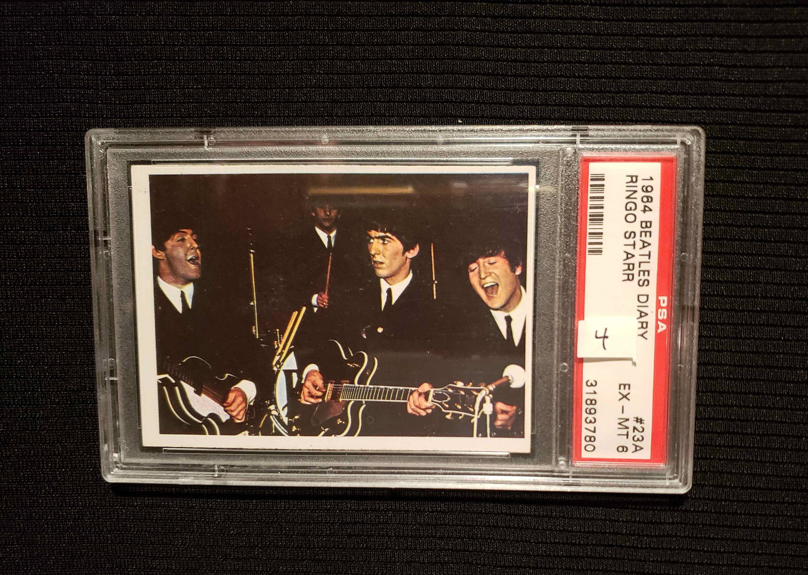 PSA GRADED 1964 BEATLES DIARY #23A RINGO STARR: PSA GRADED 1964 BEATLES DIARY #23A RINGO STARR