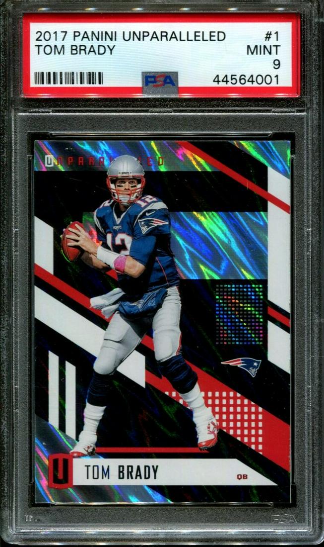 2017 PANINI UNPARALLELED #1 TOM BRADY PATRIOTS POP 3 (1 of 2)