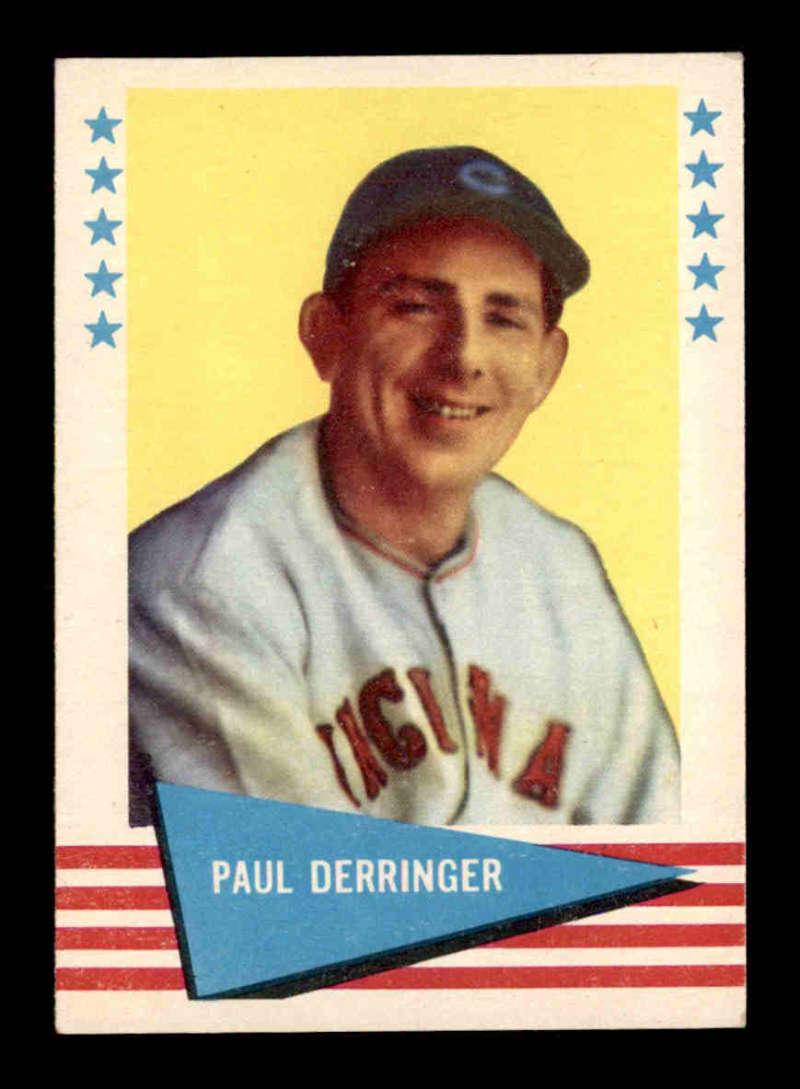 VINTAGE BASEBALL CARDS: #20 Paul Derringer - 1961 Fleer Baseball Cards