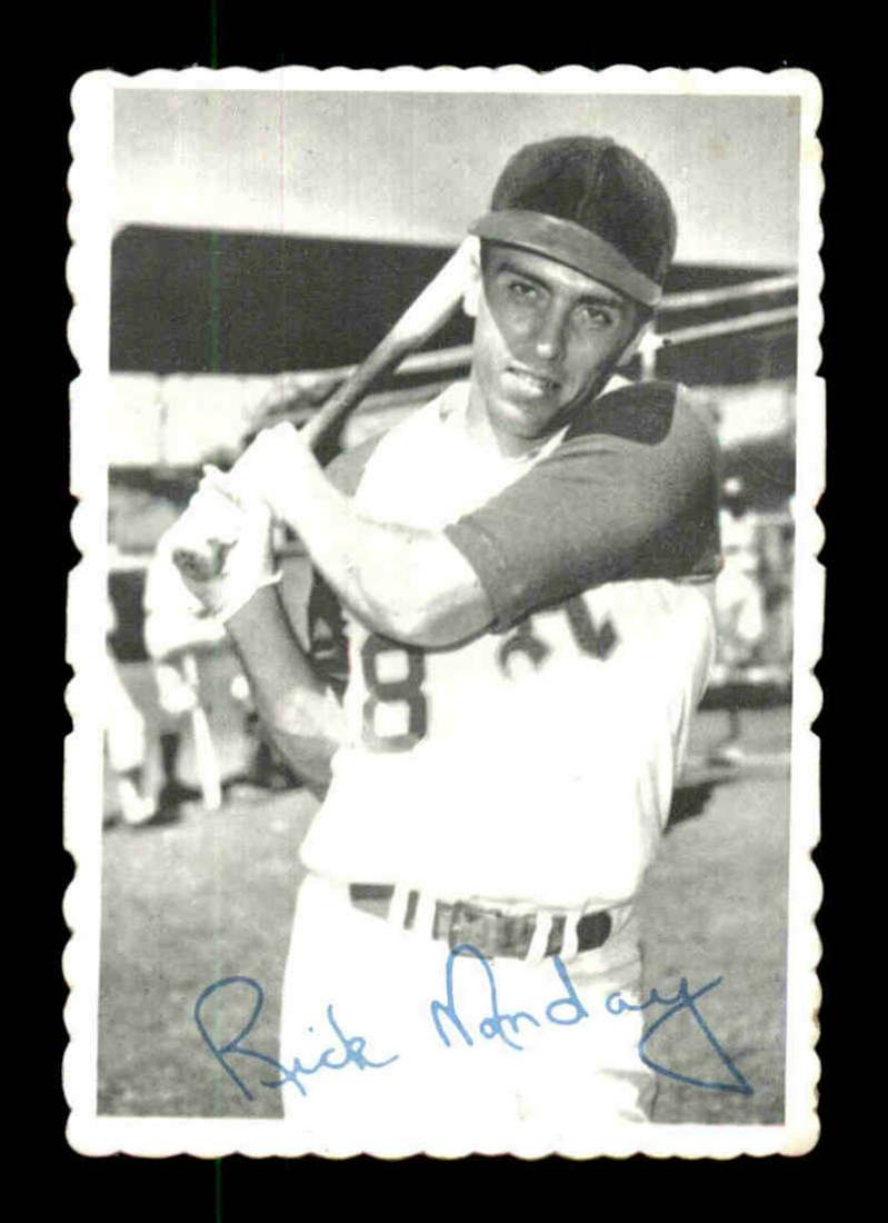 1969 TOPPS DECKLE CARDS: #14 Rick Monday - 1969 Topps Deckle Baseball Cards