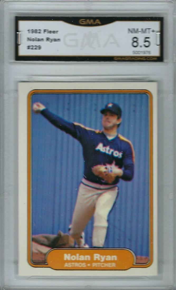 1982 Fleer Nolan Ryan Graded GMA 8.5 NM-MT+ (1 of 1)