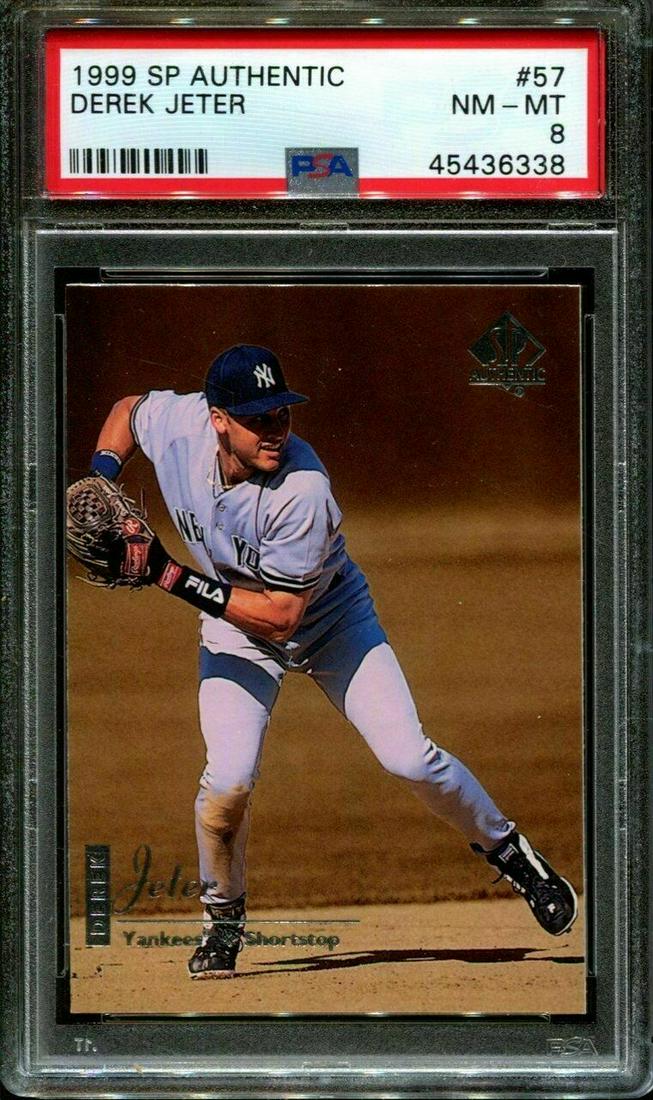 PSA GRADED DEREK JETER YANKEES CARD LOW POPULATION (1 of 2)