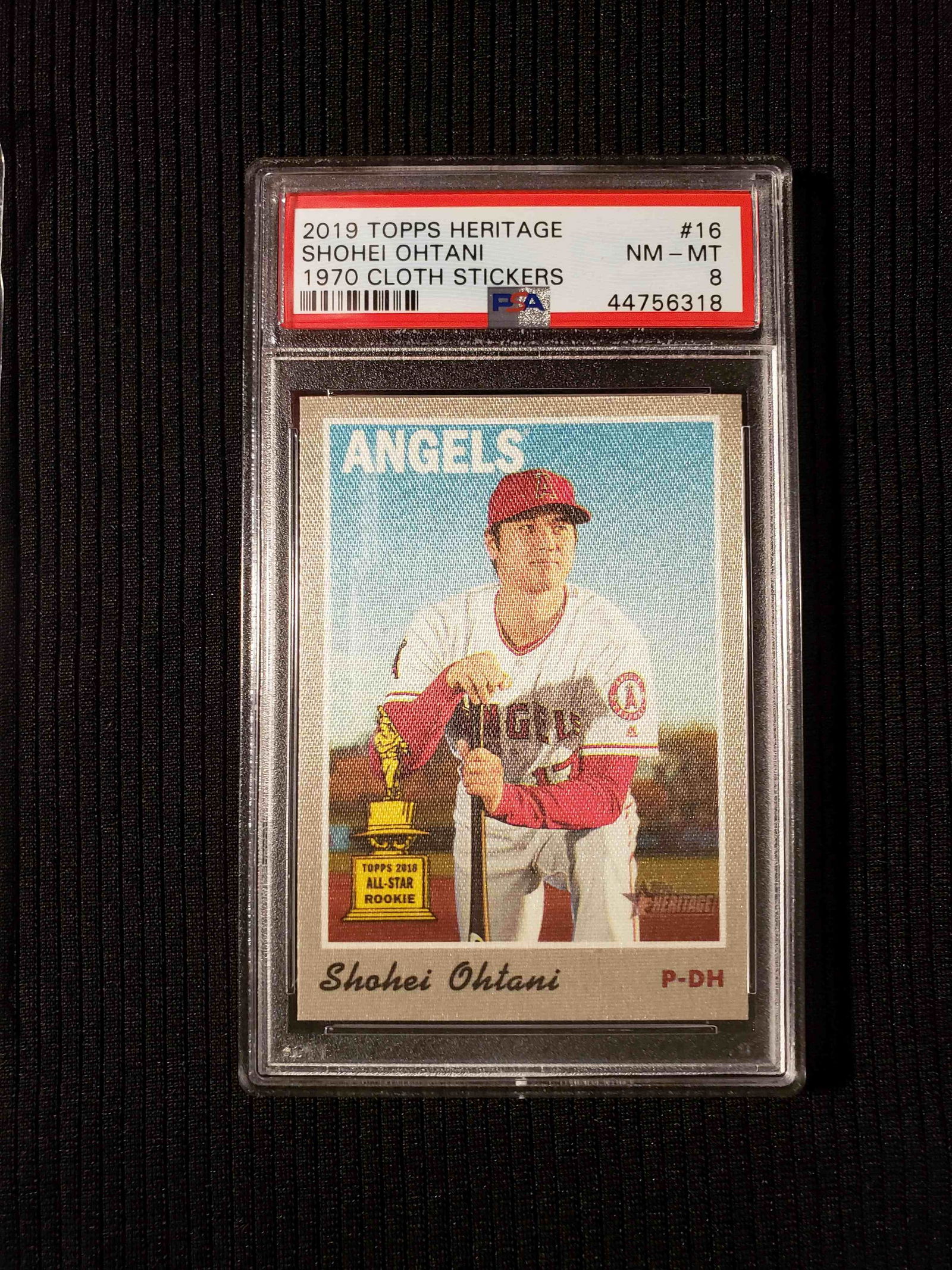 SHOHEI OHTANI GRADED CLOTH STICKET INSERT (1 of 2)