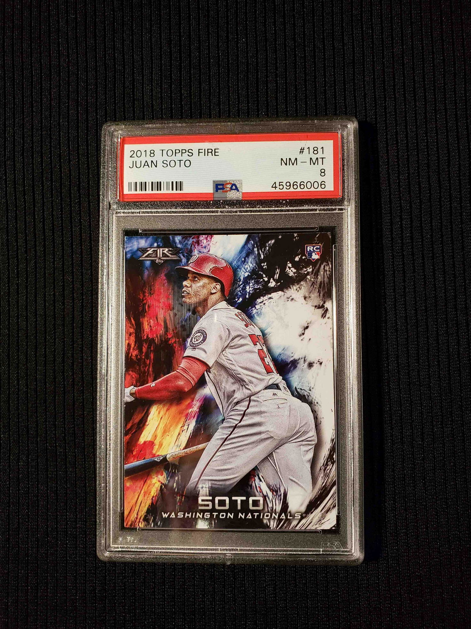 PSA GRADED JUAN SOTO WASHINGTON NATS ROOKIE CARD (1 of 2)