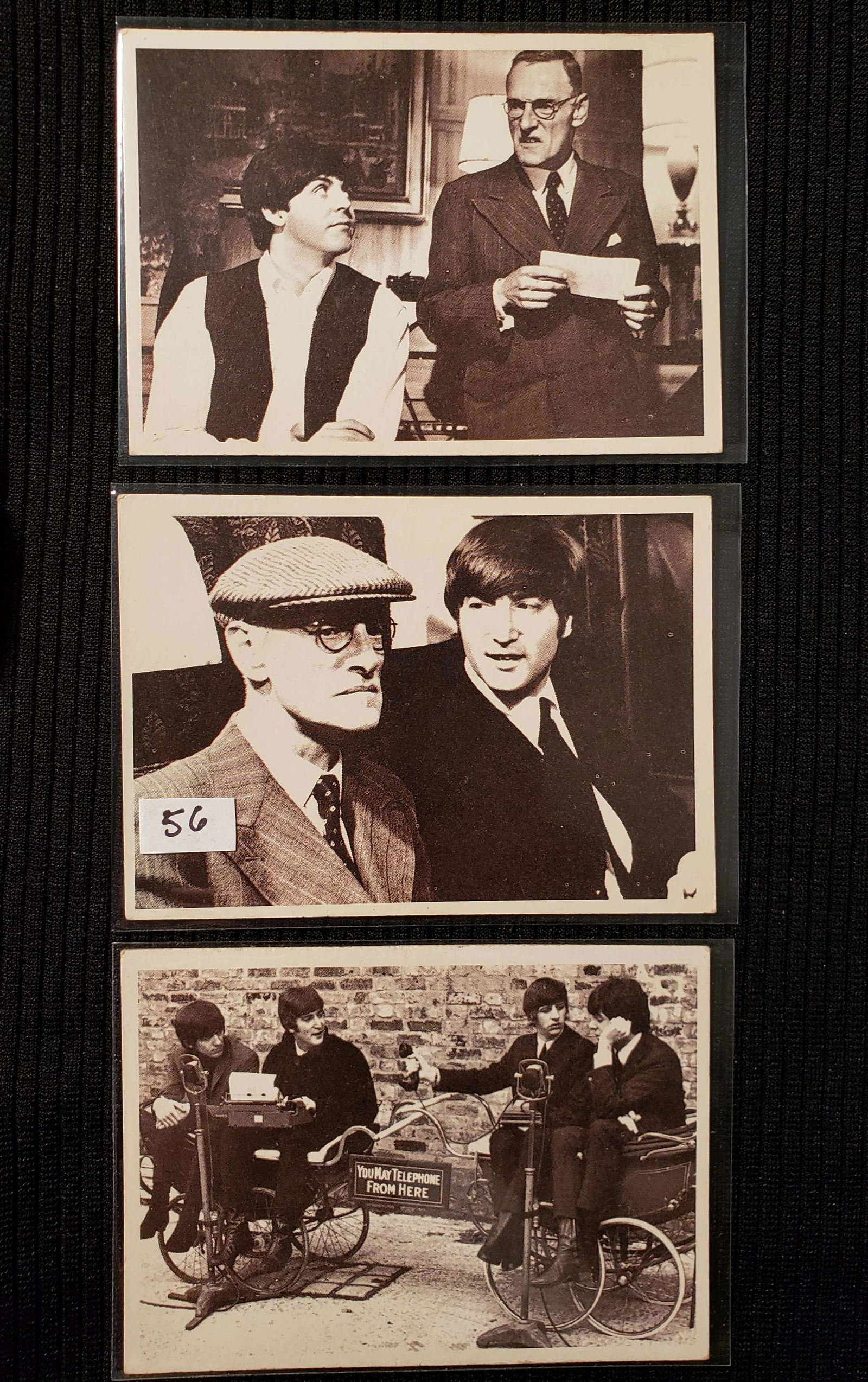 1964 BEATLES HARD DAYS NIGHT MOVIE CARDS (1 of 2)
