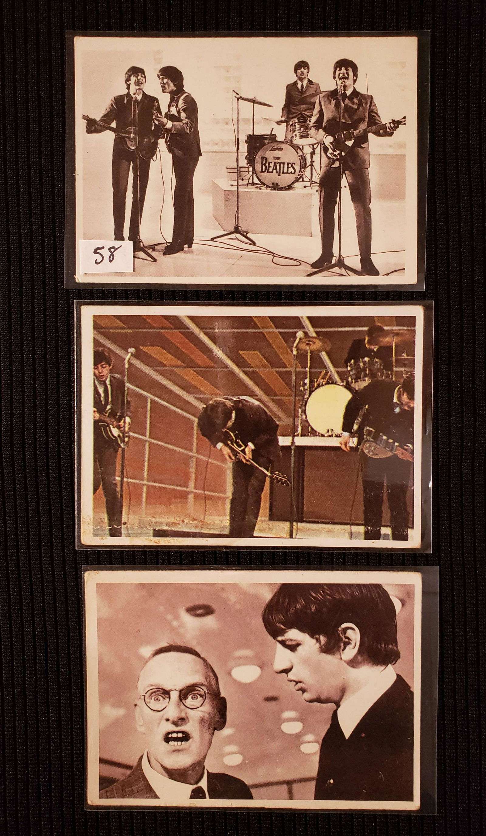 1964 BEATLES HARD DAYS NIGHT MOVIE CARDS (1 of 2)