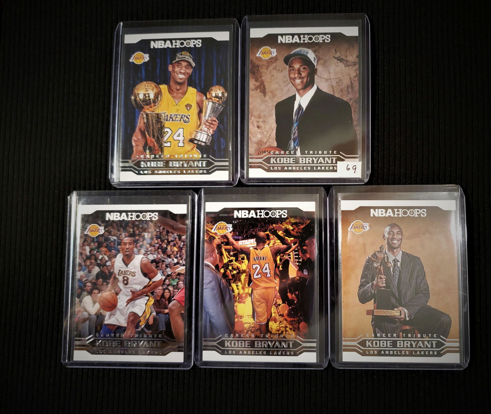 KOBE BRYANT LA LAKERS CAREER TRIBUTE INSERTS (1 of 1)