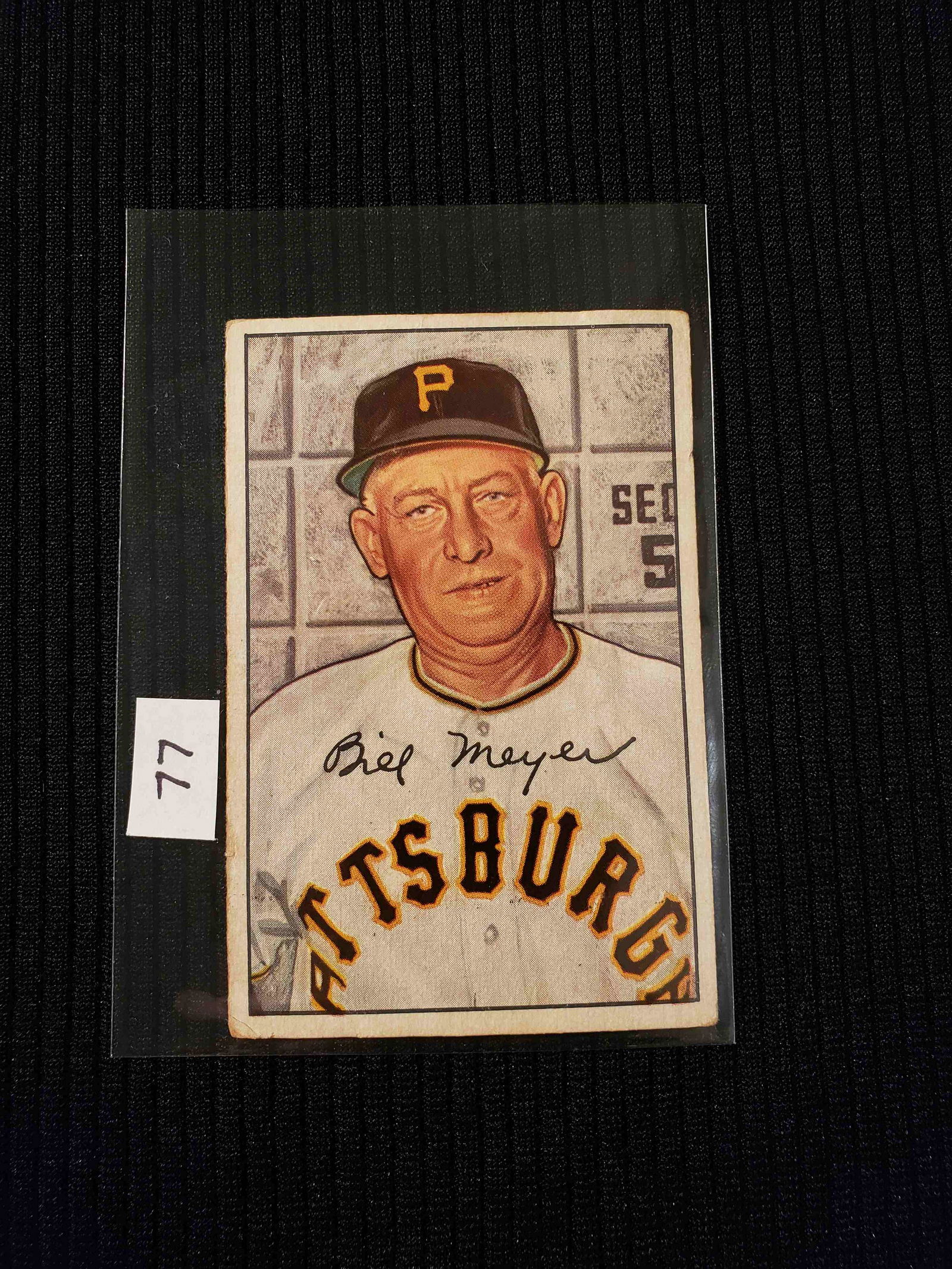 1952 BOWMAN BASEBALL CARD VERY GOOD CONDITION (1 of 2)