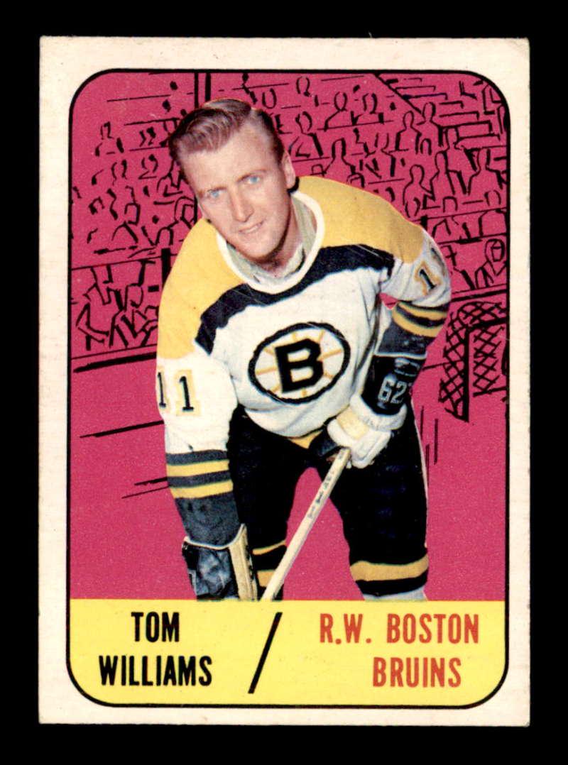 VINTAGE HOCKEY CARDS: 1967 Topps #40 Tom Williams BOSTON BRUINS