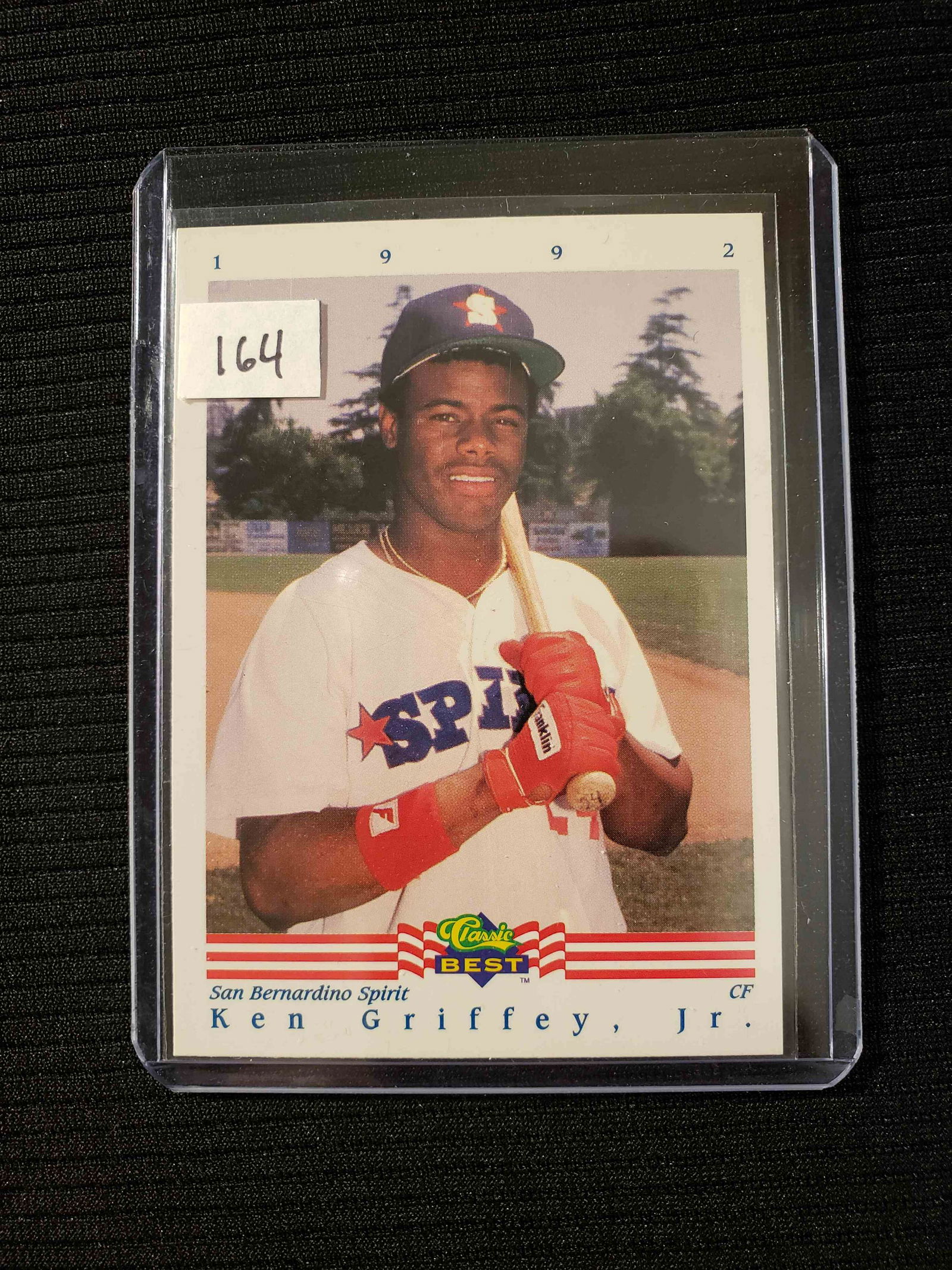 KEN GRIFFEY JR. SEATTLE MARINERS ROOKIE CARD (1 of 1)