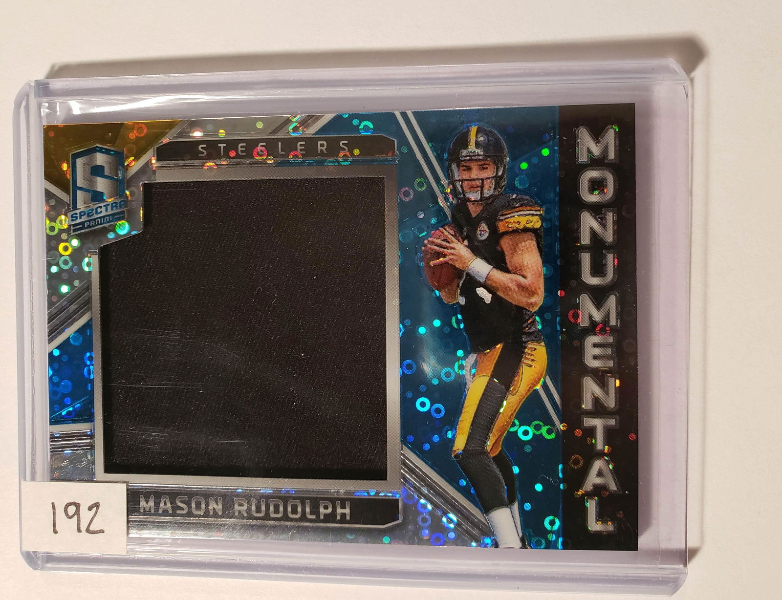 PANINI SPECTRA JUMBO #'D RELIC CARD (1 of 1)