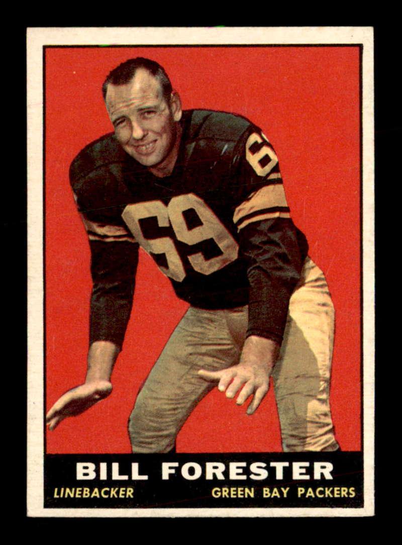 1961 Topps FOOTBALL CARD: #46 Bill Forester GREEN BAY PACKERS EXMT