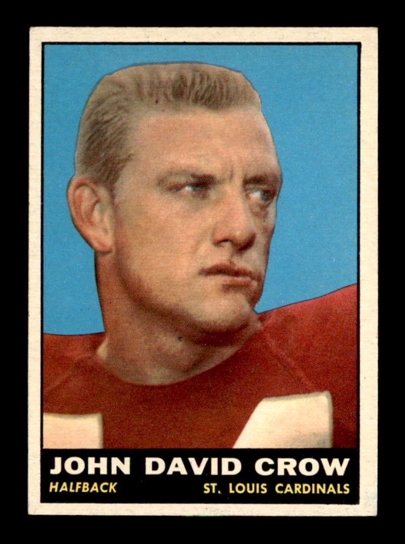 VINTAGE 1961 Topps FOOTBALL CARD: 1961 Topps #116 John David Crow EXMT