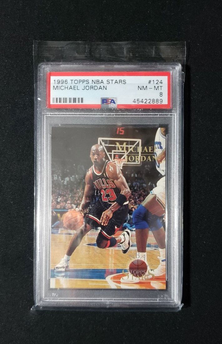 PSA GRADED MICHAEL JORDAN CARD CHICAGO BULLS (1 of 2)