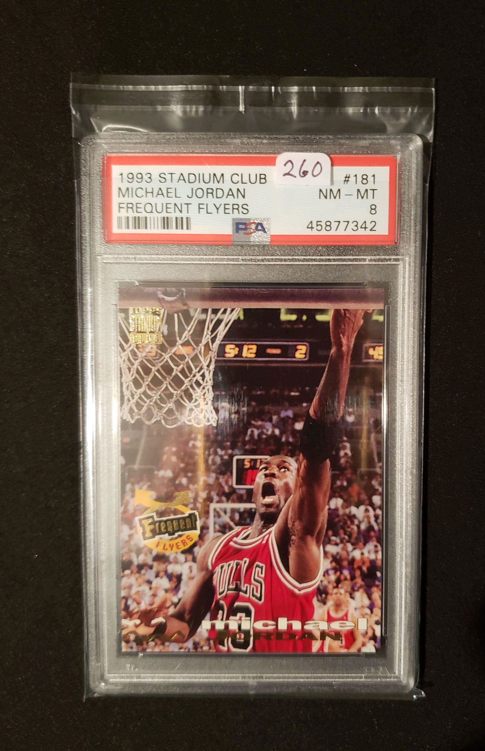 PSA GRADED MICHAEL JORDAN 1993 STADIUM CLUB INSERT (1 of 2)