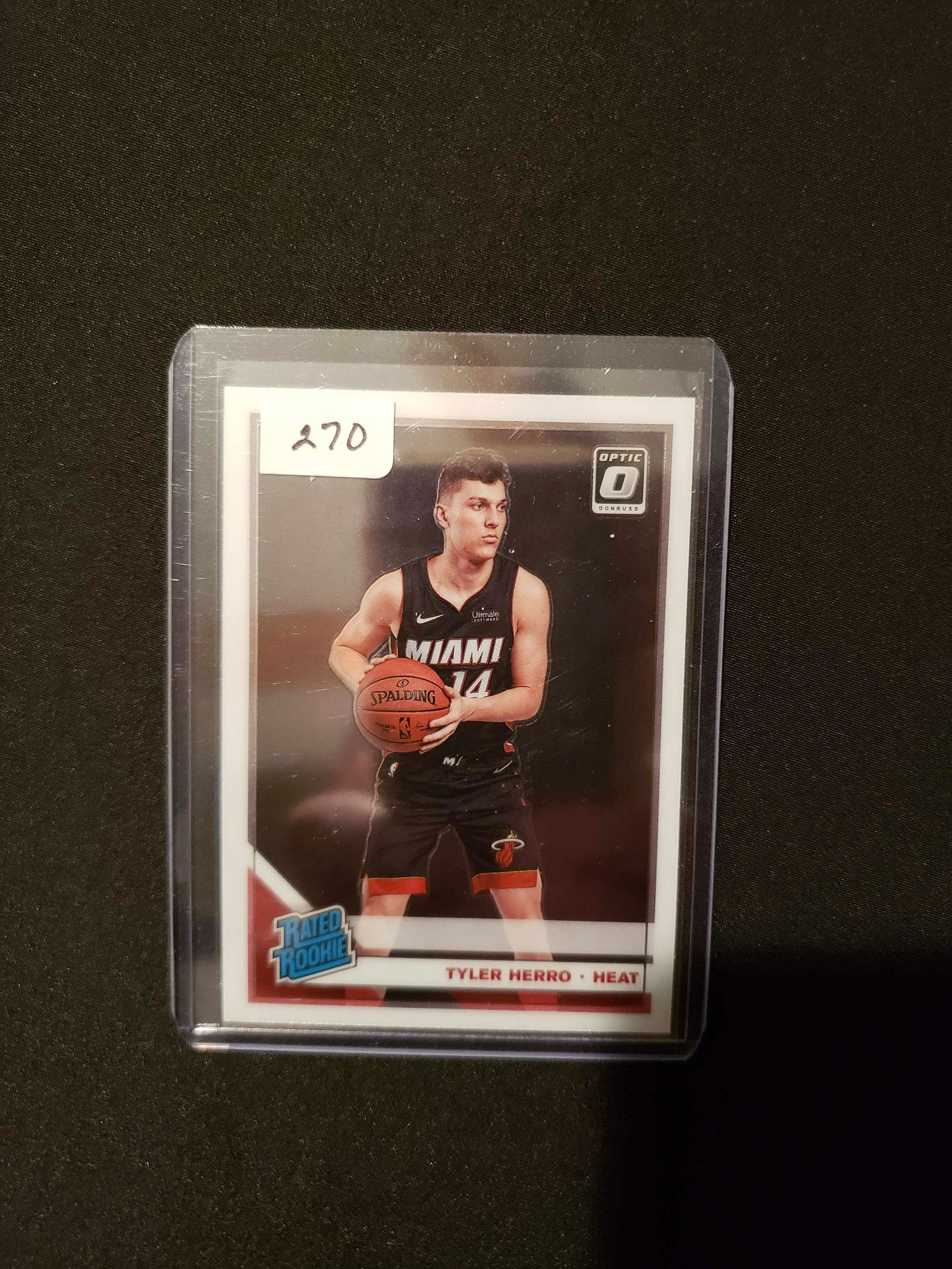 TYLER HERRO MIAMI HEAT RATED ROOKIE CARD (1 of 1)