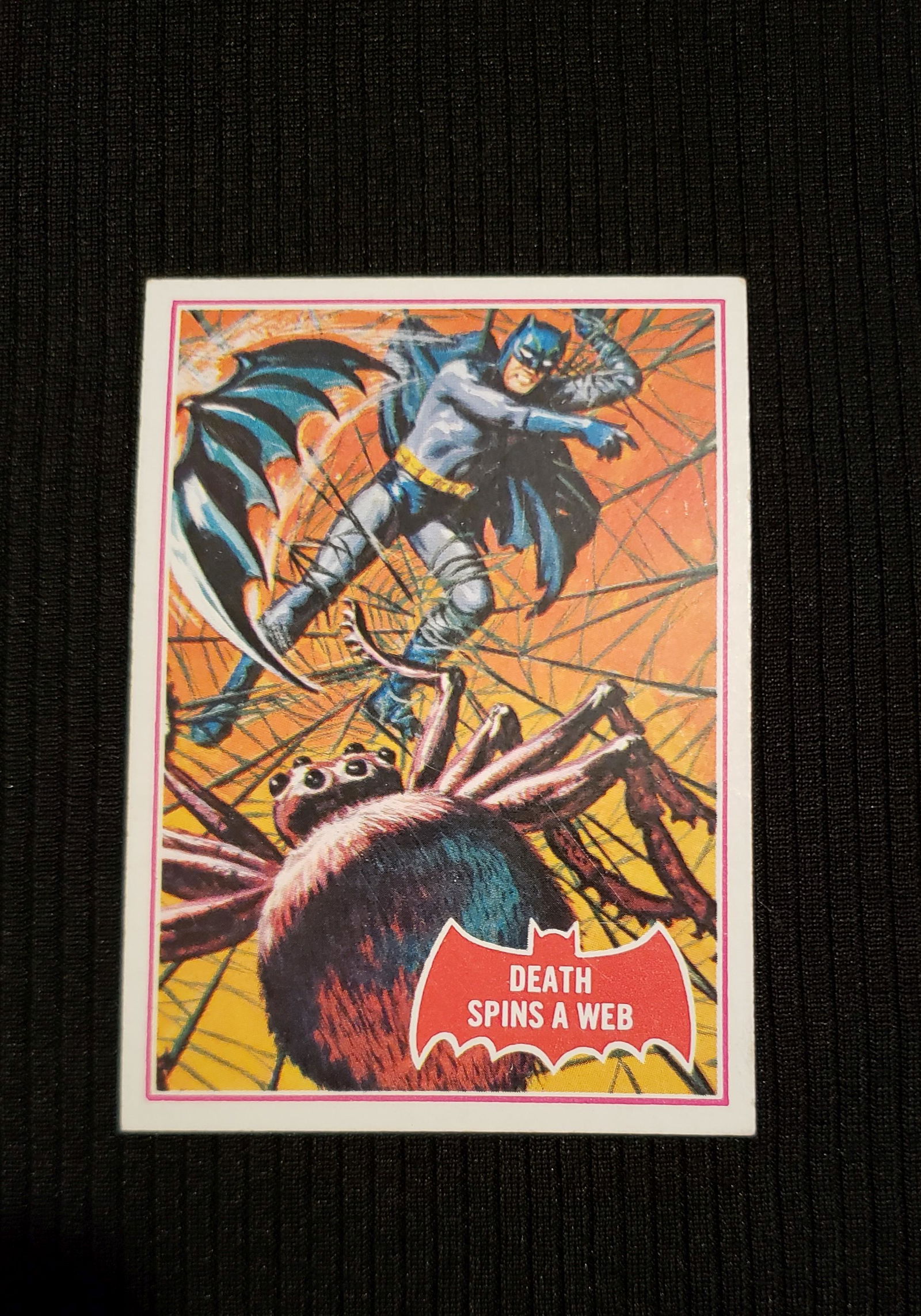 1966 TOPPS BATMAN RED BAT SERIES TRADING CARD (1 of 2)