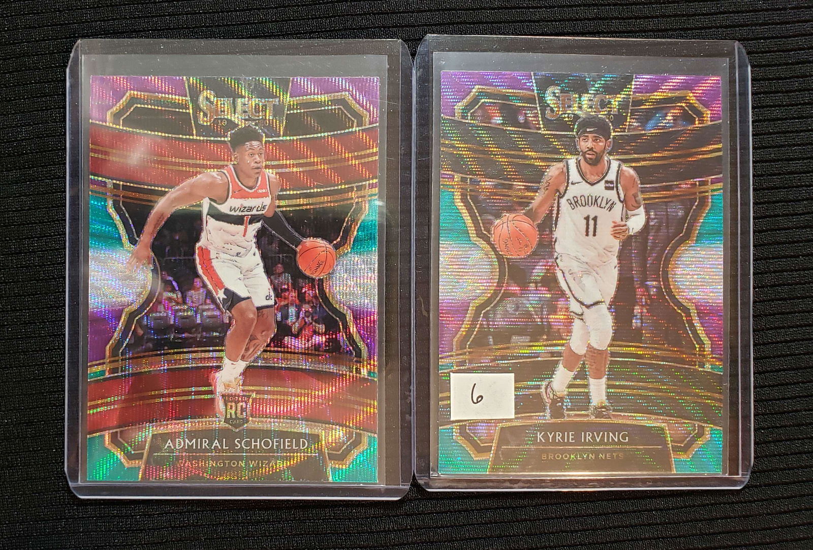 LOT OF 2 SELECT PRIZM TRI-COLR PRIZMS (1 of 1)