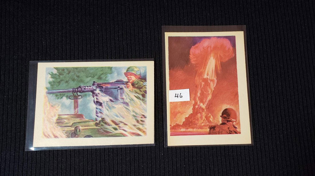 1956 GUM INC., ADVENTURE CARDS HIGH GRADE NRMT+ (1 of 2)