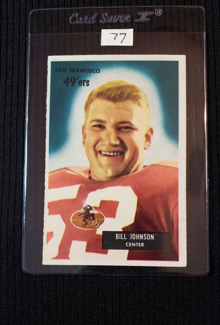 1955 BOWMAN VINTAGE FOOTBALL CARD (1 of 2)