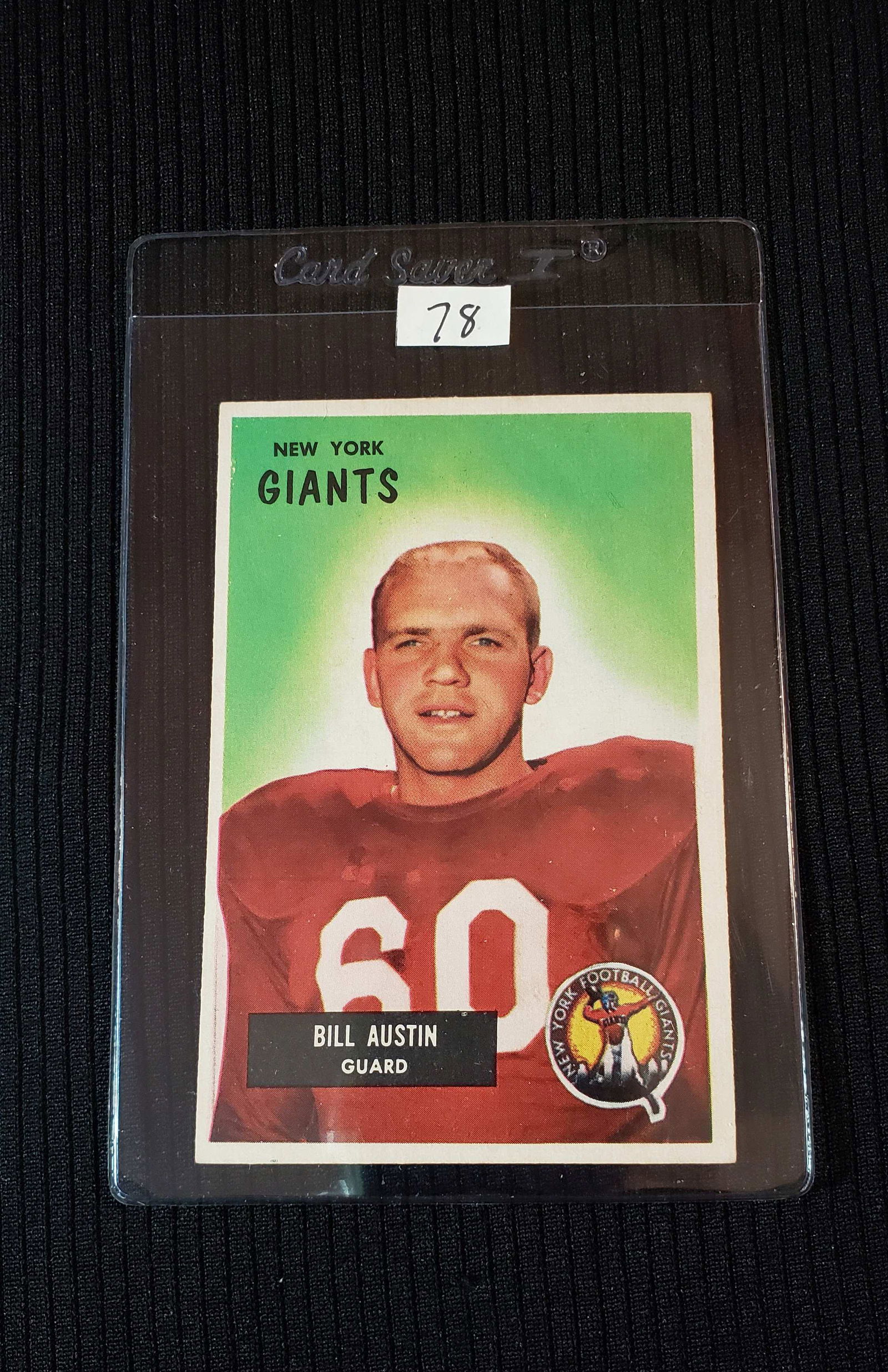 1955 BOWMAN VINTAGE FOOTBALL CARD (1 of 1)