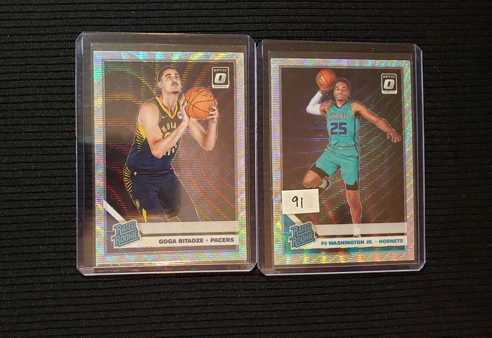 LOT OF 2 2019-2020 OPTIC SILVER WAVE RATED ROOKIES (1 of 1)