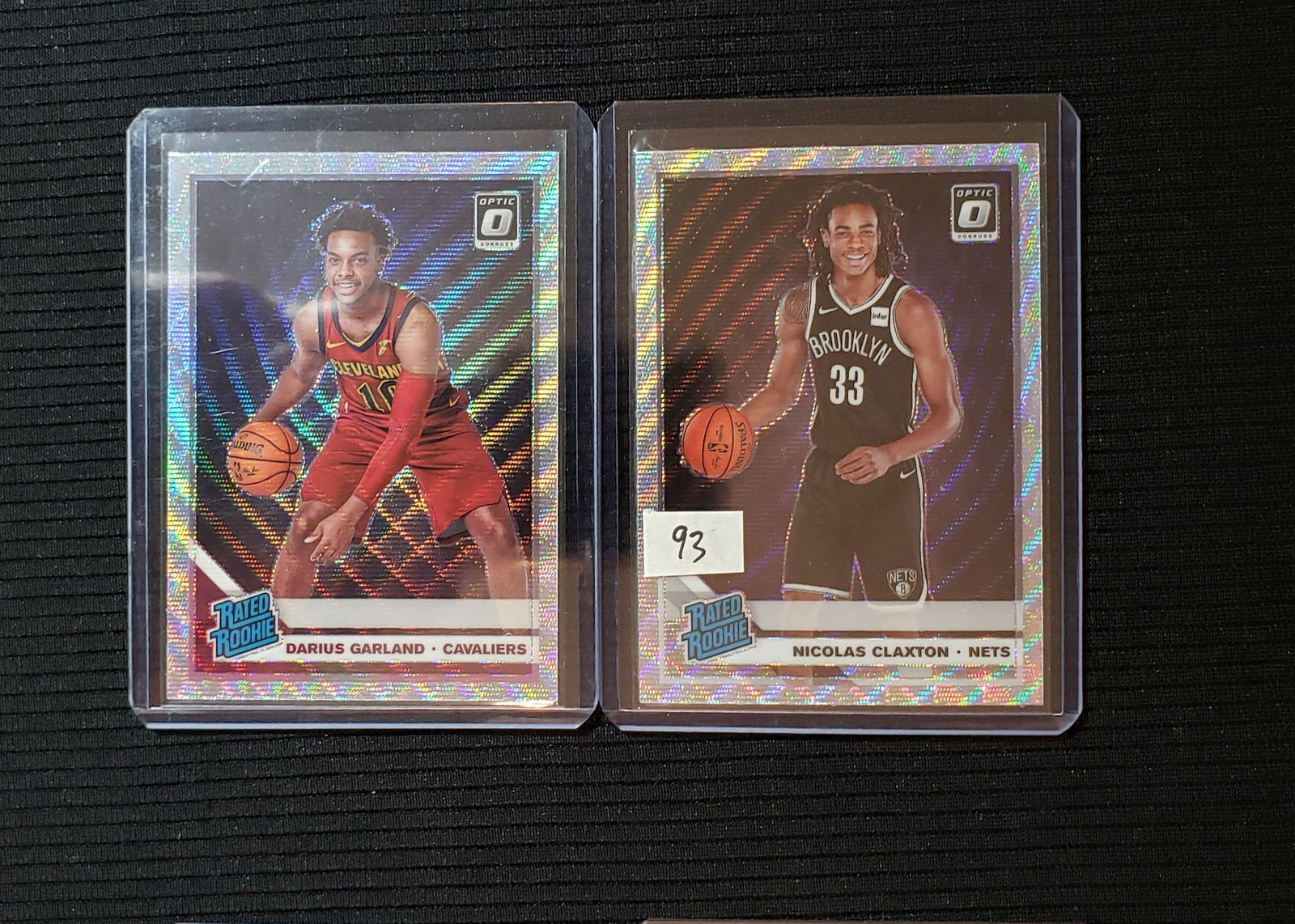 LOT OF 2 2019-2020 OPTIC SILVER WAVE RATED ROOKIES (1 of 1)
