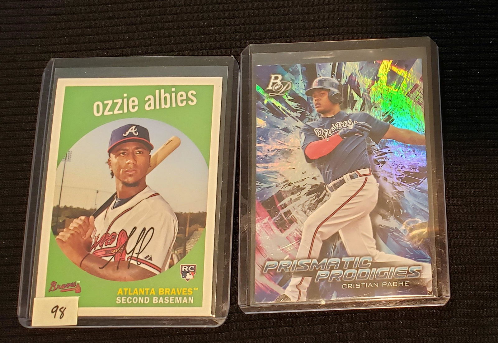 LOT OF 2 ATLANTA BRAVE ROOKIE INSERTS (1 of 1)