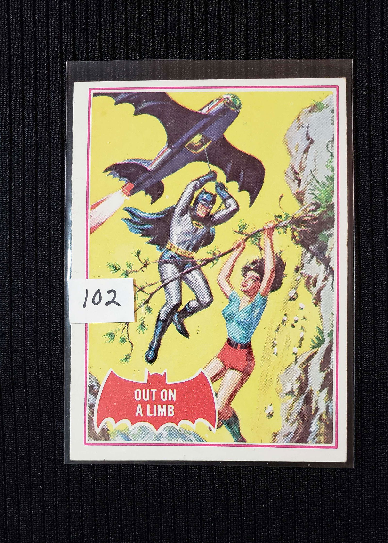 1966 BATMAN RED BAT SERIES TRADING CARDS (1 of 2)