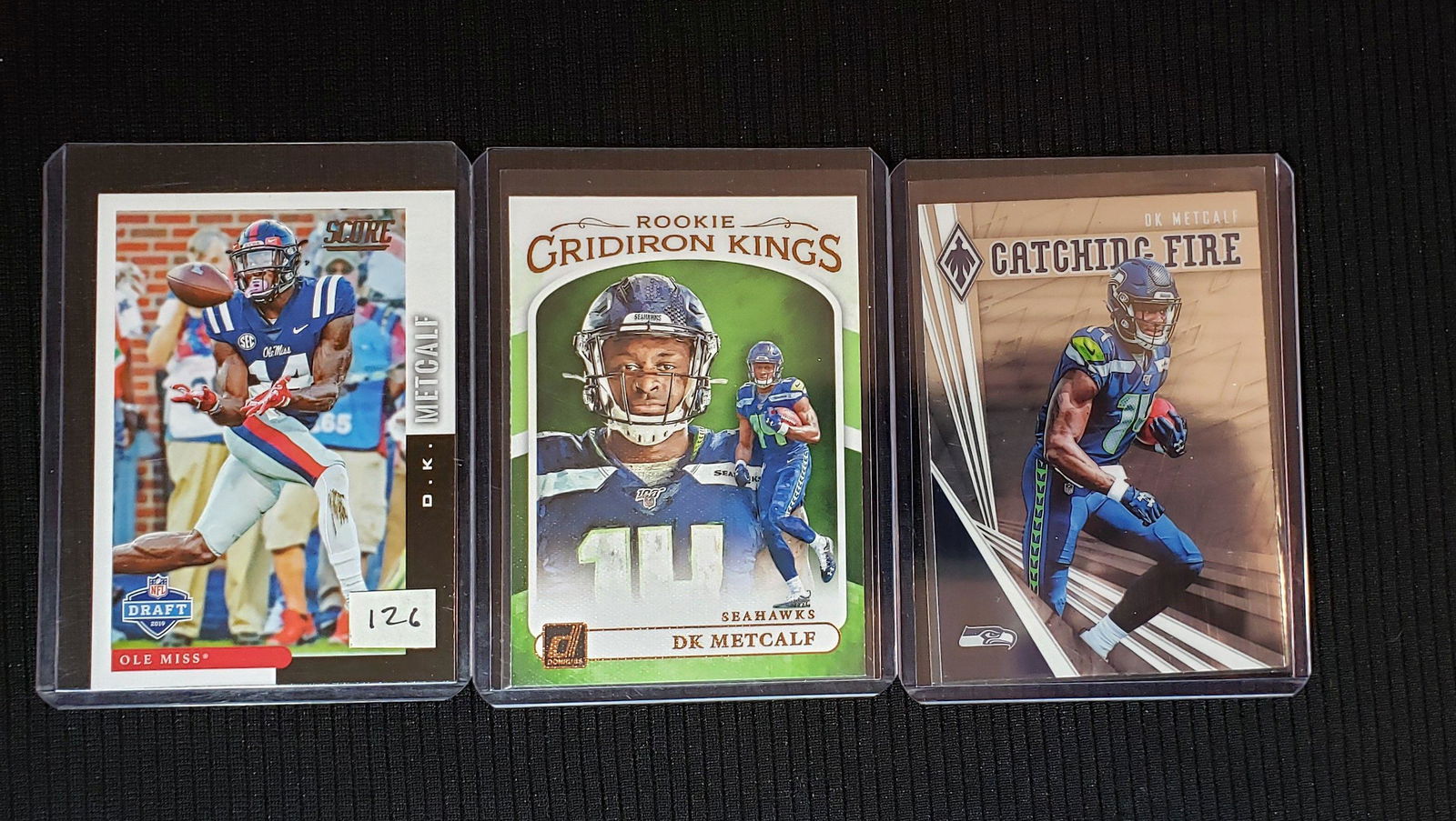 LOT OF 3 DK METCALF SEAHAWKS ROOKIE INSERT CARDS (1 of 1)
