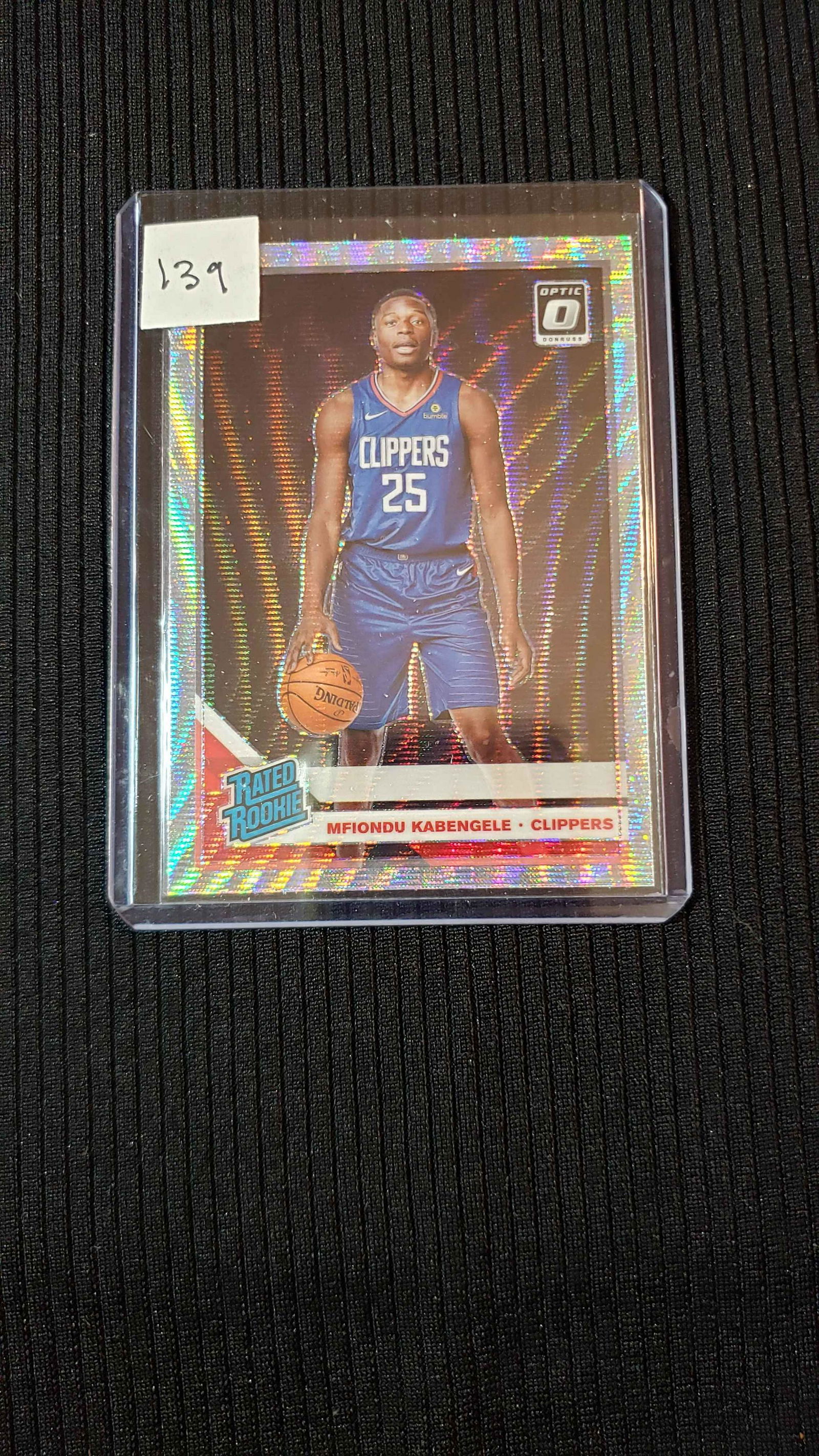 2019-20 MFIONDU KABENGELE SILVER WAVE RATED ROOKIE (1 of 1)