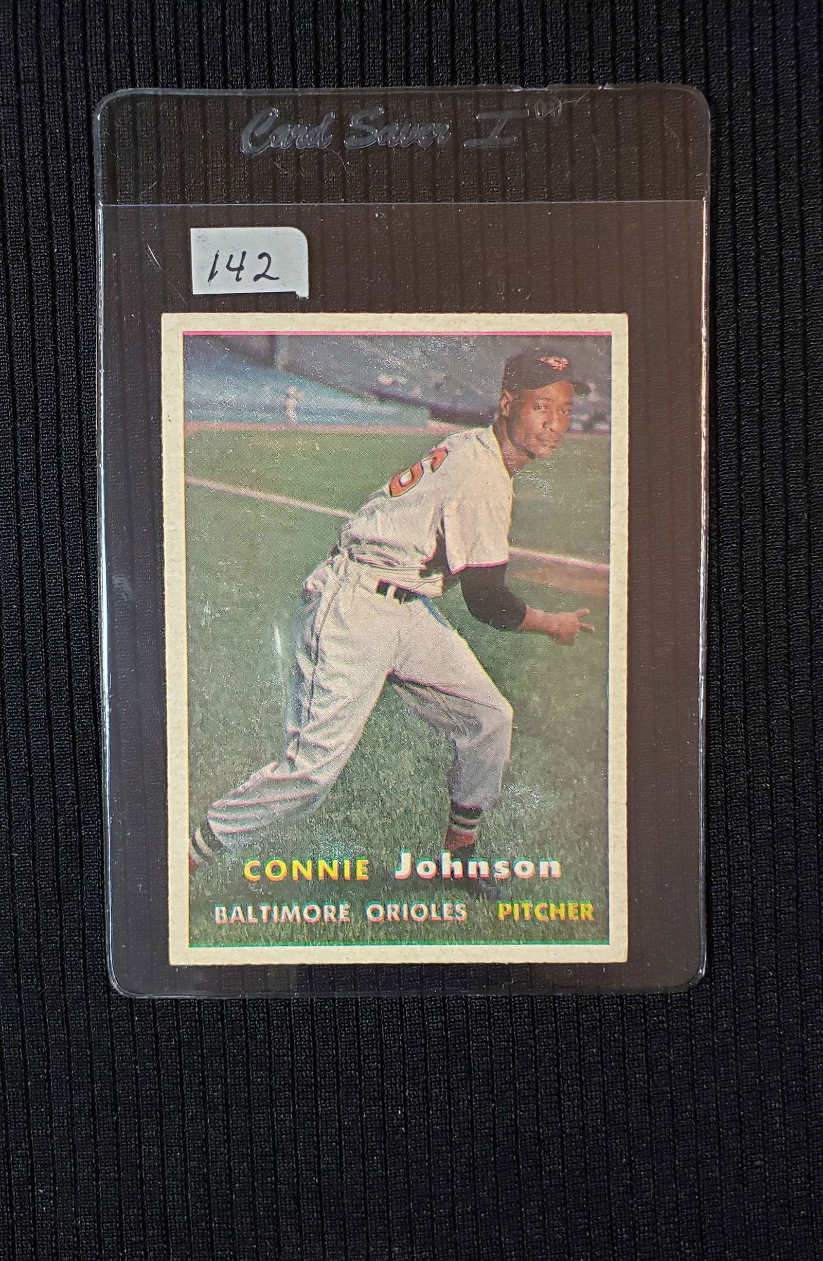 1957 TOPPS BASEBALL CONNIE JOHNSON #43 ORIOLES (1 of 2)