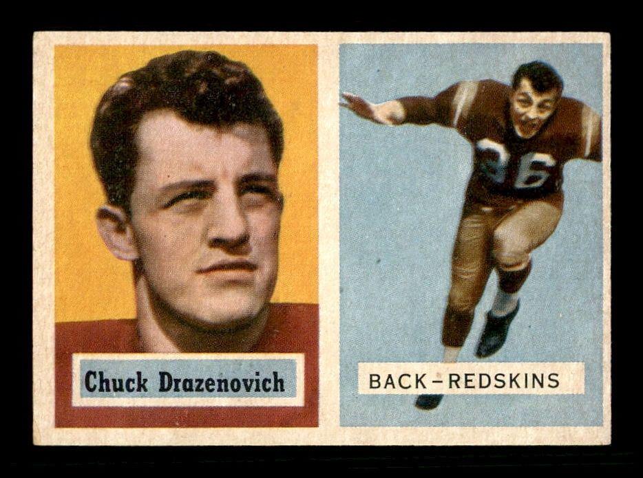 1957 Topps #60 Chuck Drazenovich EX/EX+ (1 of 2)
