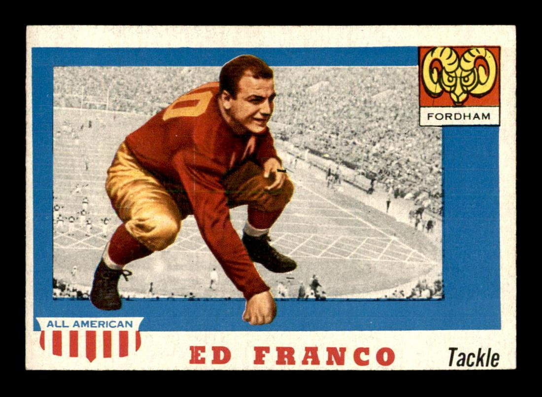 1955 Topps FOOTBALL #58 Ed Franco ROOKIE CARD: 1955 Topps FOOTBALL #58 Ed Franco ROOKIE CARD