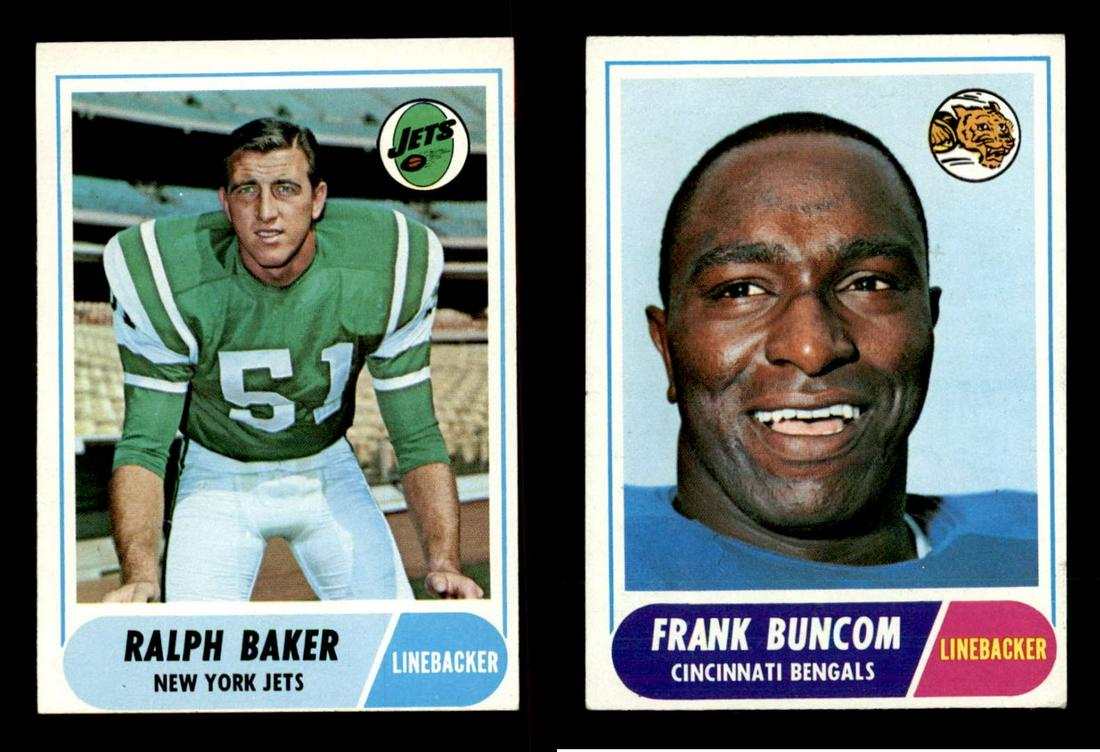 1968 Topps #38 Ralph Baker, #18 FRANK BUNCOM: 1968 Topps #38 Ralph Baker, #18 FRANK BUNCOM