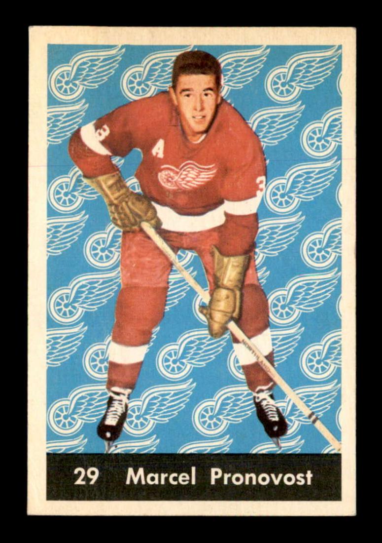 1961 Parkhurst Hockey Cards #29 Marcel Pronovost HOF: 1961 Parkhurst Hockey Cards #29 Marcel Pronovost HOF