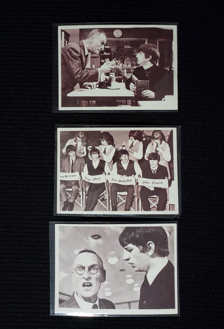 1964 BEATLES MOVIE CARDS A HARD DAYS NIGHT (1 of 2)