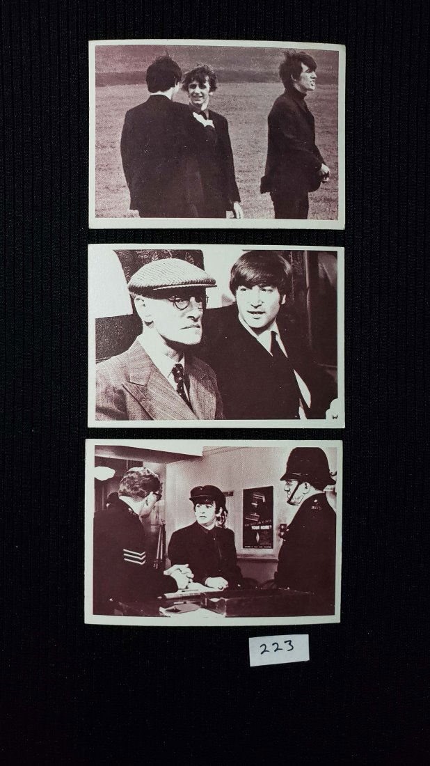1964 BEATLES MOVIE CARDS A HARD DAYS NIGHT (1 of 2)