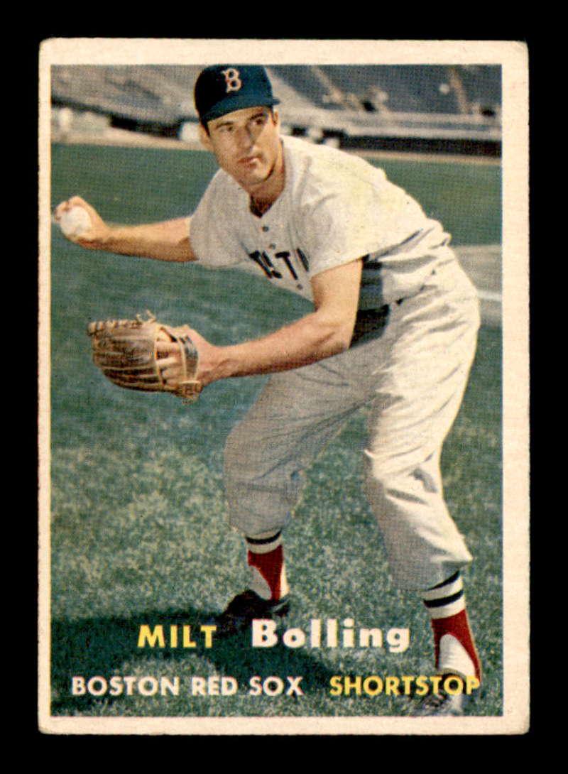 1957 Topps BASEBALL #131 Milt Bolling: 1957 Topps BASEBALL #131 Milt Bolling