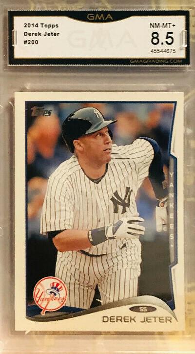 DEREK JETER NEW YORK YANKEES HOFER GRADED CARD (1 of 2)