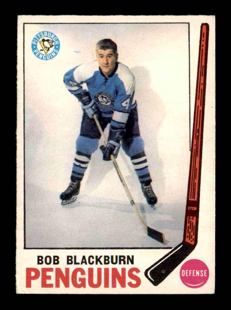 1969 O-Pee-Chee Bob Blackburn PENGUINS: 1969 O-Pee-Chee #113 Bob Blackburn PENGUINS