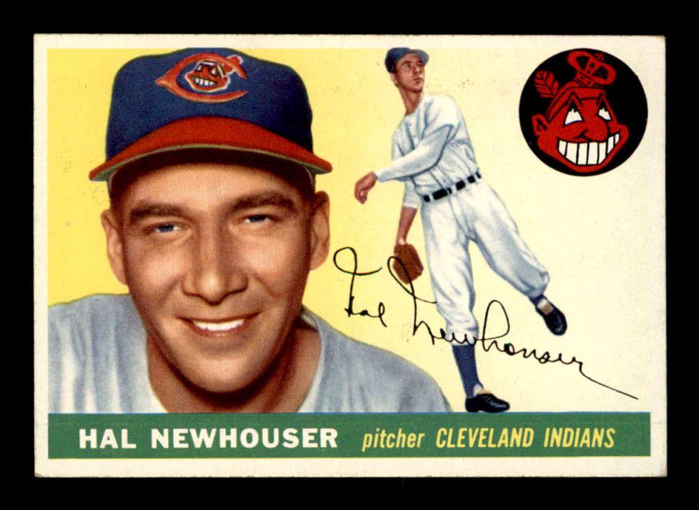 VINTAGE BASEBALL CARD 1956 TOPPS HOFER: 1956 Topps #24 Hal Newhouser EX