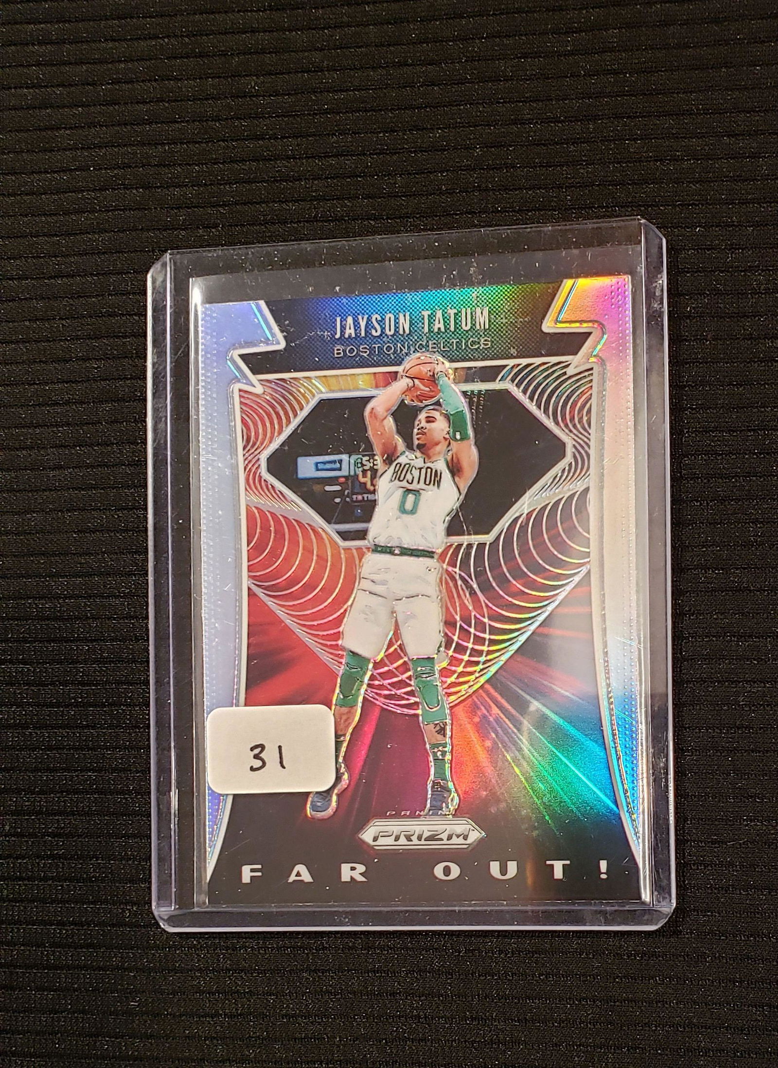 JAYSON TATUM SILVER PRIZM INSERT CARD (1 of 1)