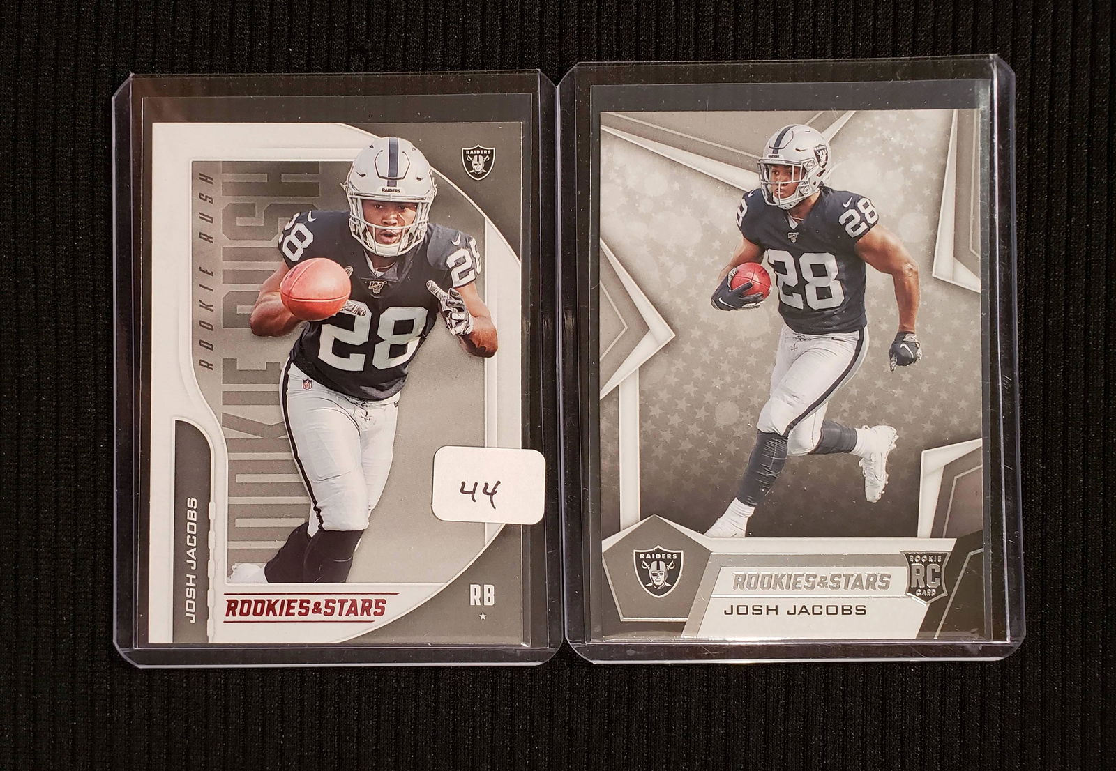 JOSH JACOBS RAIDERS ROOKIE PARALLEL LOT (1 of 1)