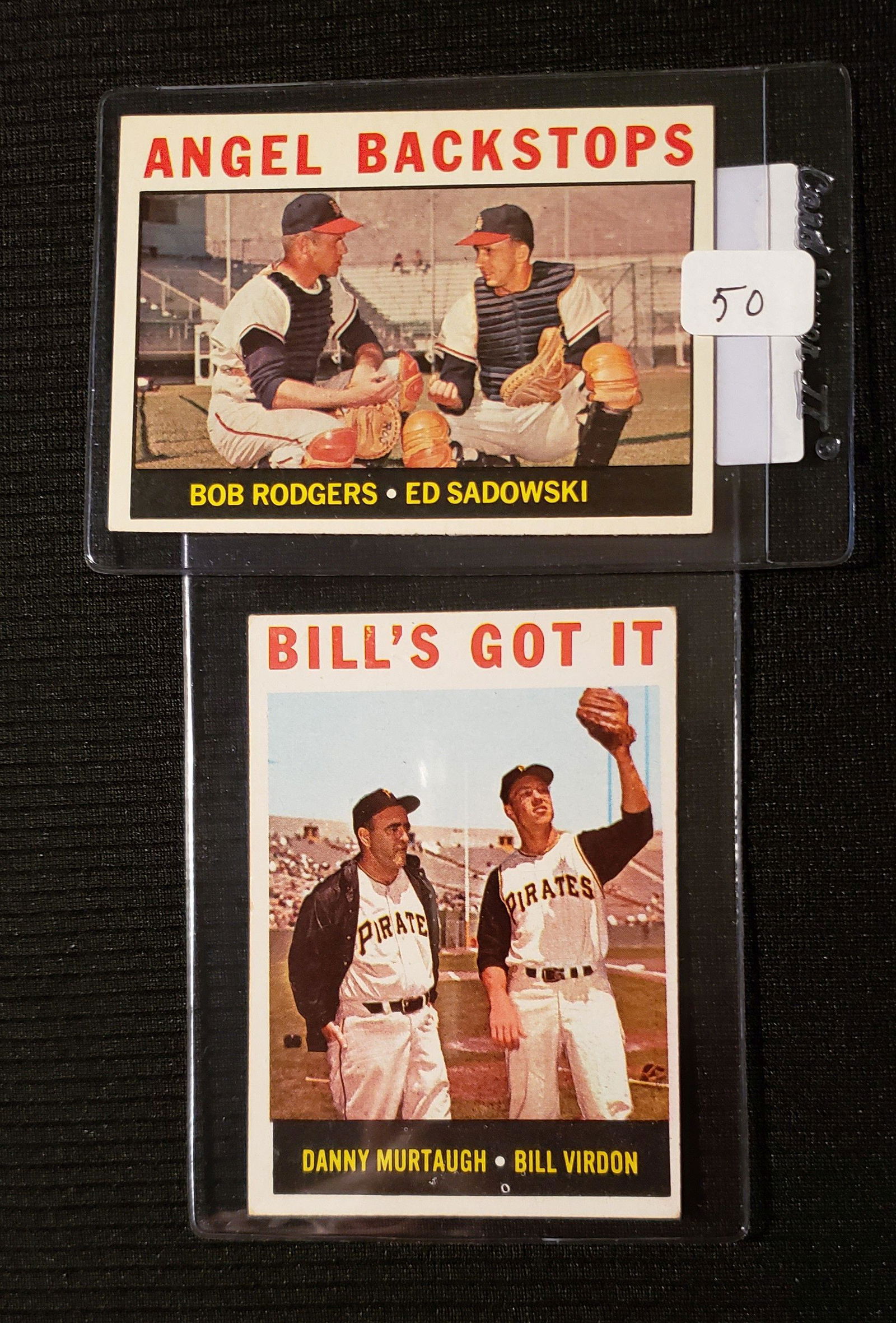 1964 TOPPS BASEBALL STAR COMBO CARD (1 of 1)