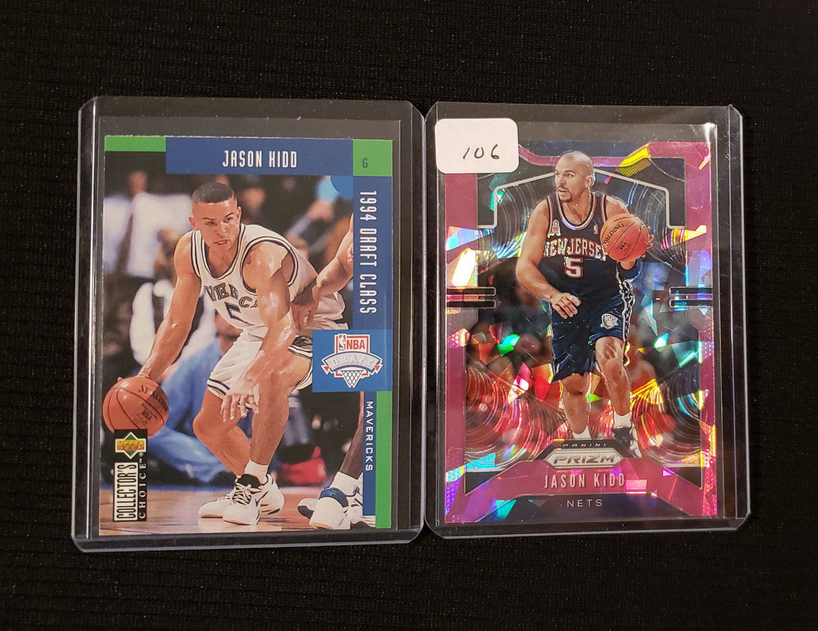 JASON KIDD ROOKIE CARD WITH PINK PRIZM SP (1 of 1)